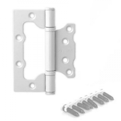 100*75*2,5-B2-STEEL-W Петля накладная Apecs (белый)