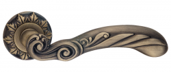 Ренц Ручка дверная Паола (бронза античная, матовая) INDH 65-10 MAB 